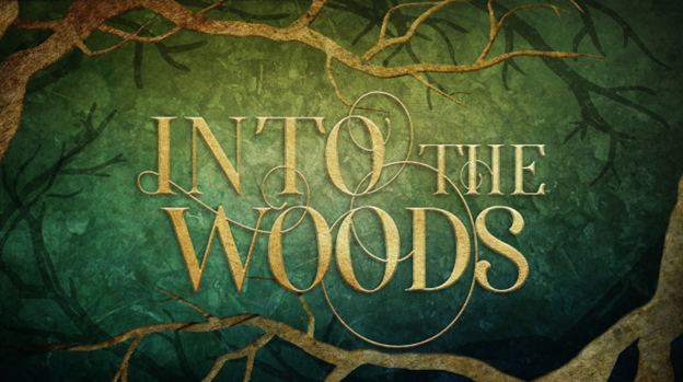 Text that Reads "Into the Woods"