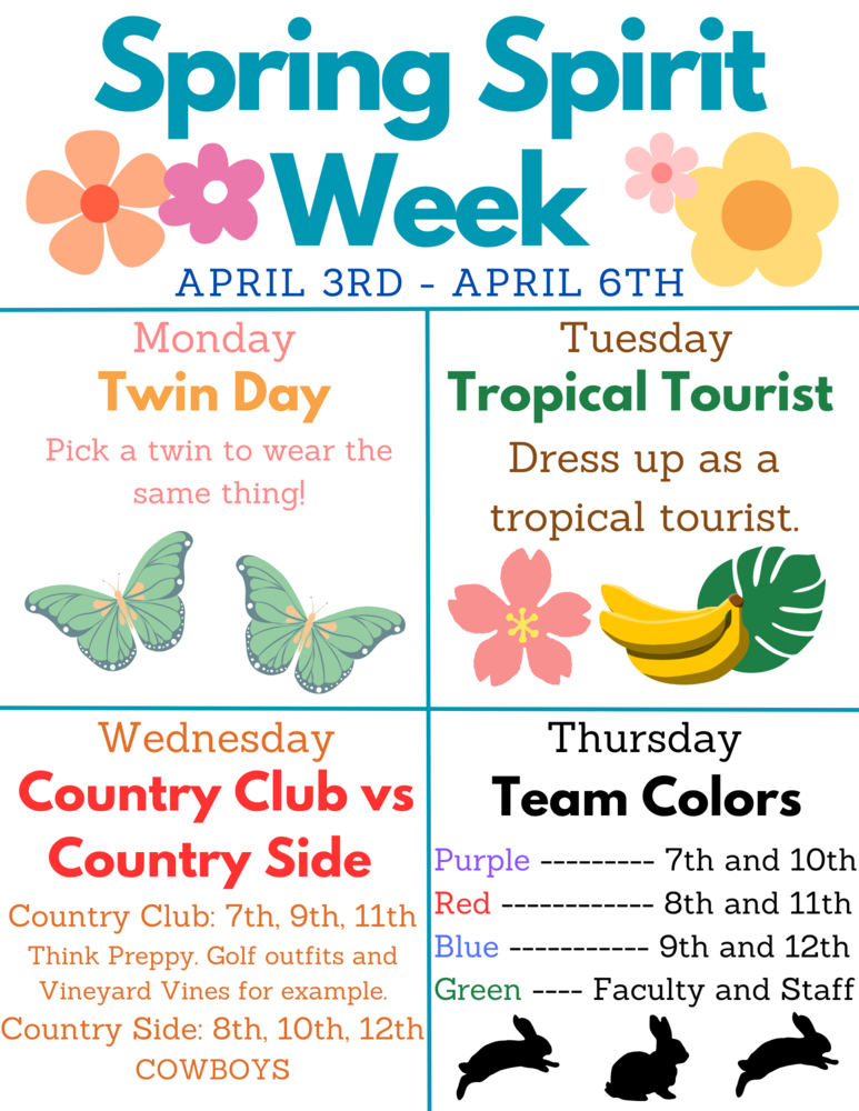 Spring Spirit Week Fishers Island School