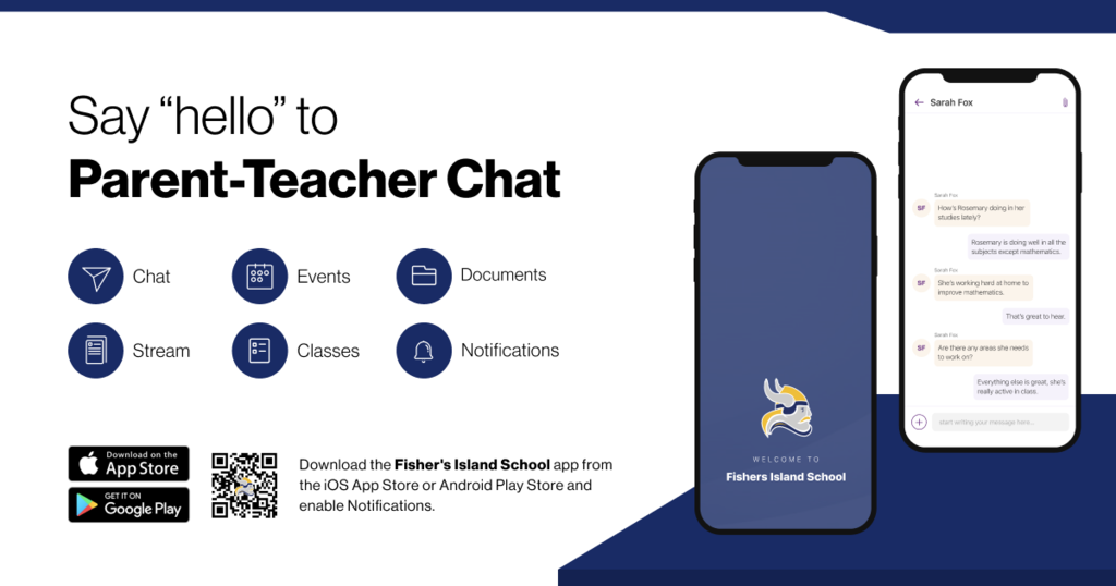 say "hello" to parent-teacher chat